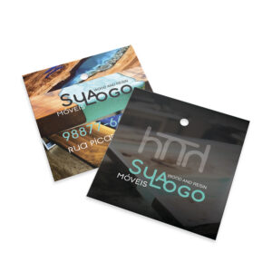 Tag em Papel Couchê Brilho - 45x51mm - 4x4