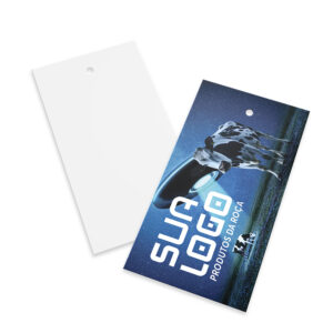 Tag em Papel Couchê Brilho - 91x51mm - 4x0