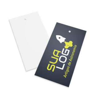 Tag em Papel Couchê Brilho - 91x51mm - 4x0