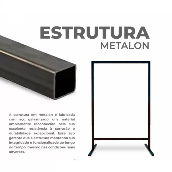 estrutura em metalon