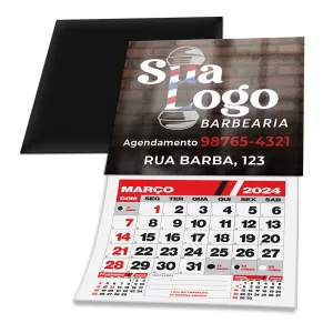 ima de geladeira com calendario