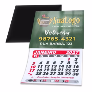 ima de geladeira com calendario 2027