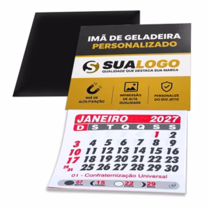 ima de geladeira com calendario