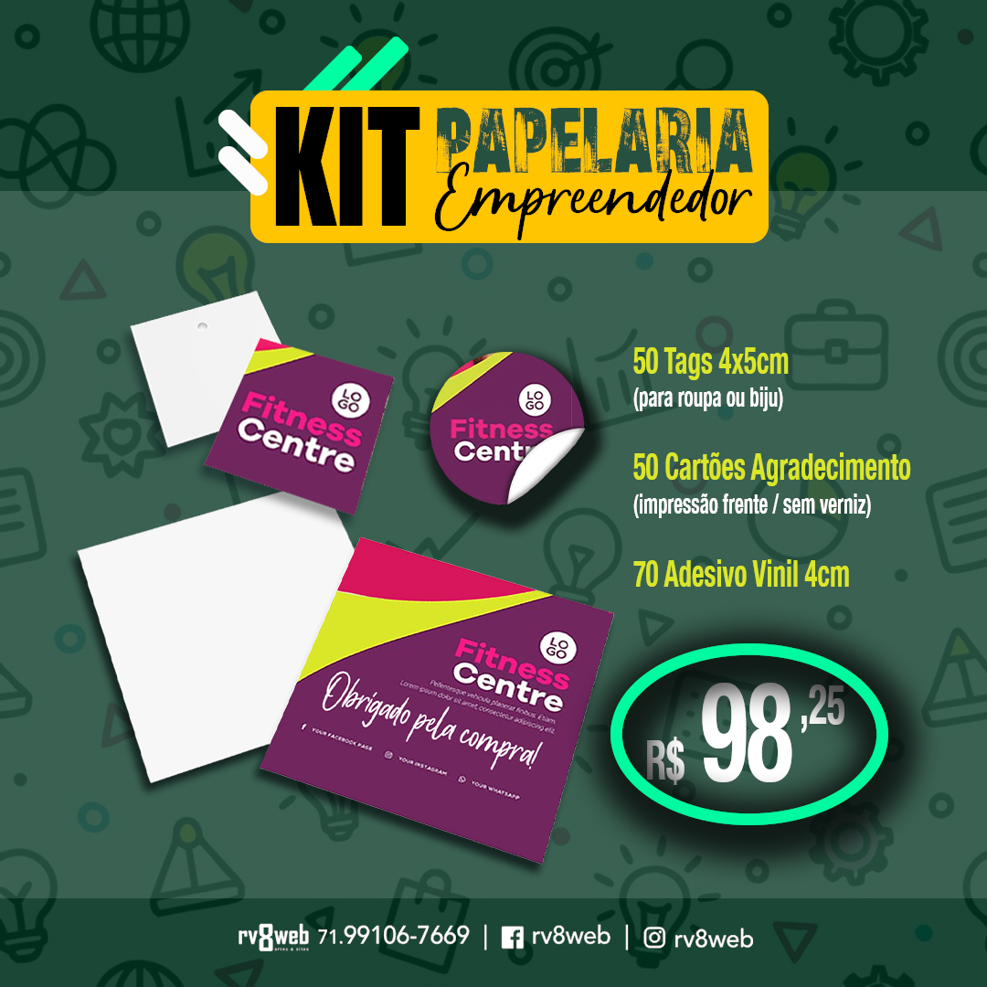 kit papelaria