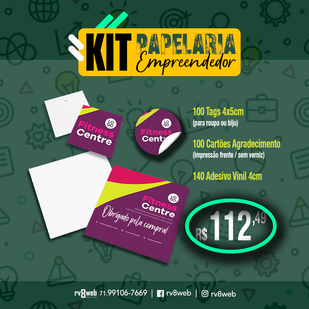 kit papelaria